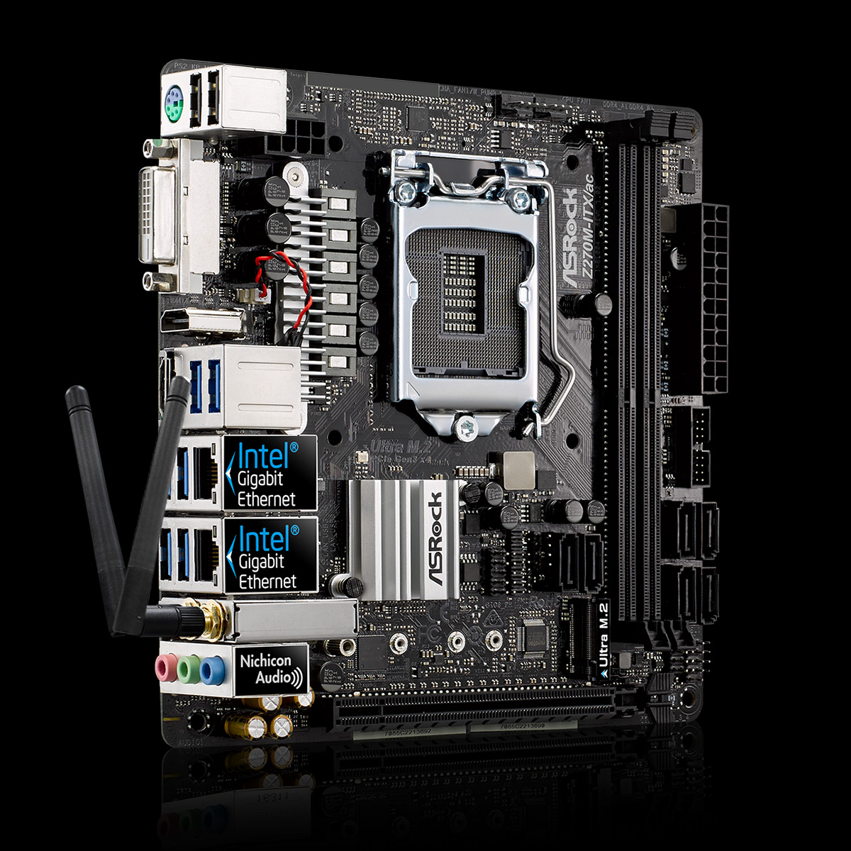 Asrock Z270M-ITX/ac - Motherboard Specifications On MotherboardDB