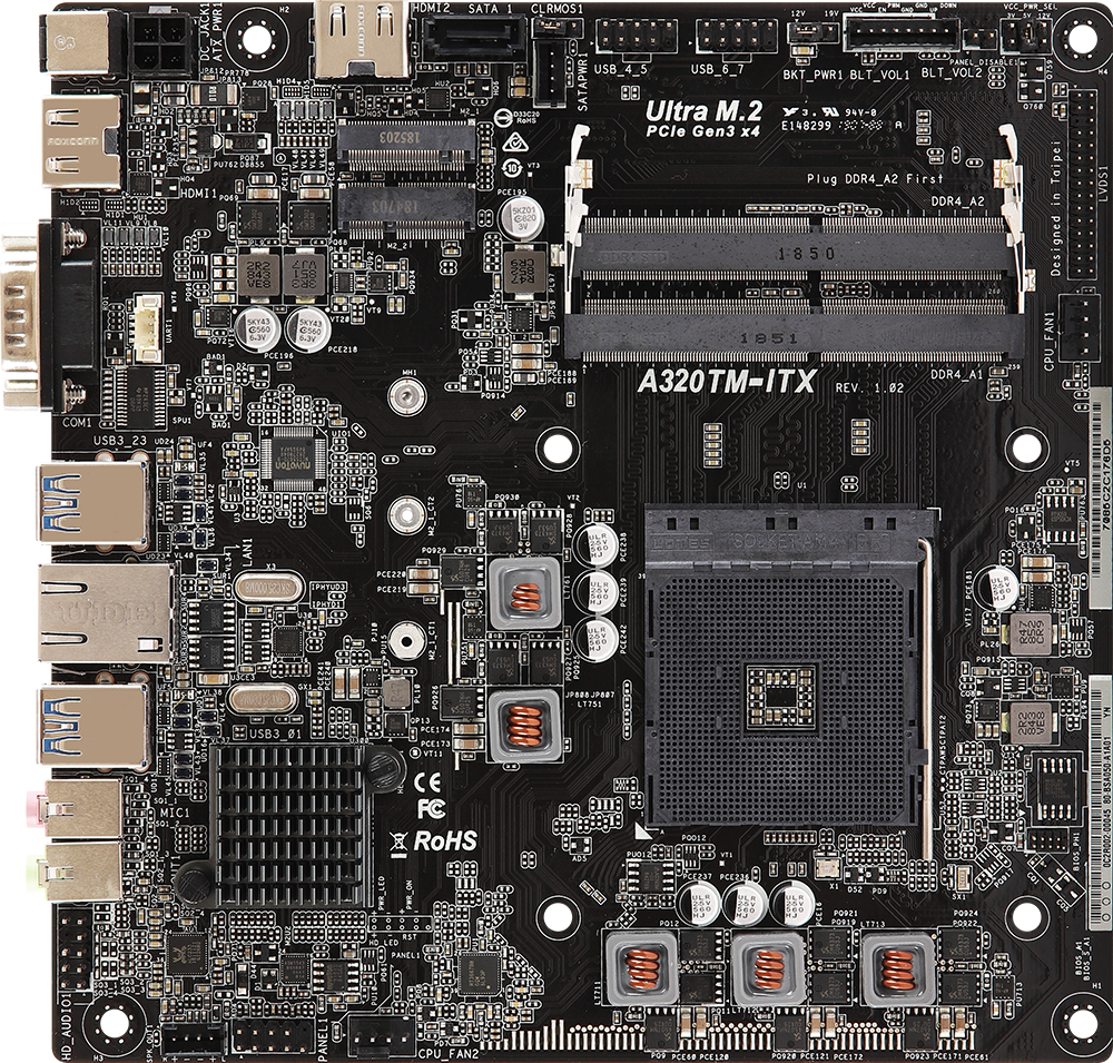 Asrock A320TM-ITX GPU