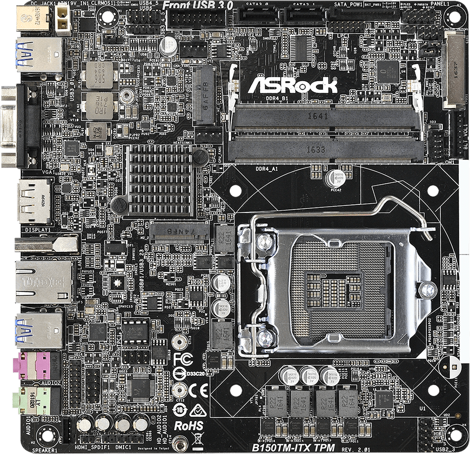 Asrock B150TM-ITX TPM R2.0 GPU