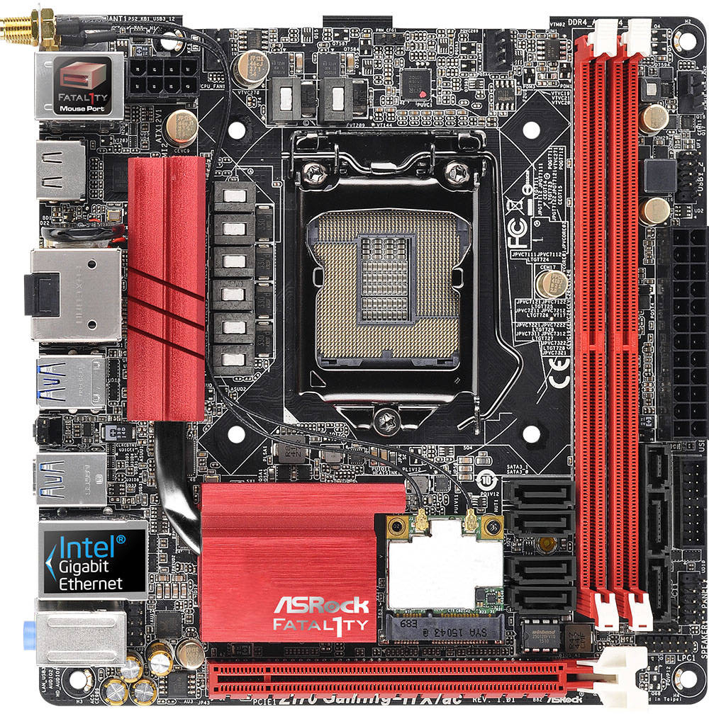 ASRock Mini ITX DDR4 Motherboards FATAL1TY Z170 GAMING-ITX/AC