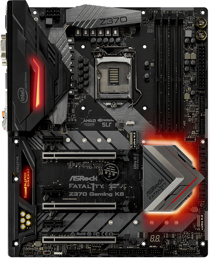 Asrock Fatal1ty Z370 Gaming K6 GPU