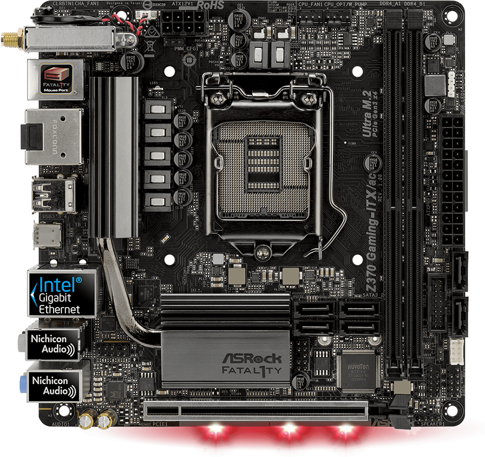 Asrock Fatal1ty Z370 Gaming-ITX/ac GPU