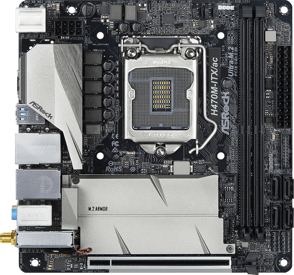 Asrock H470M-ITX/ac GPU