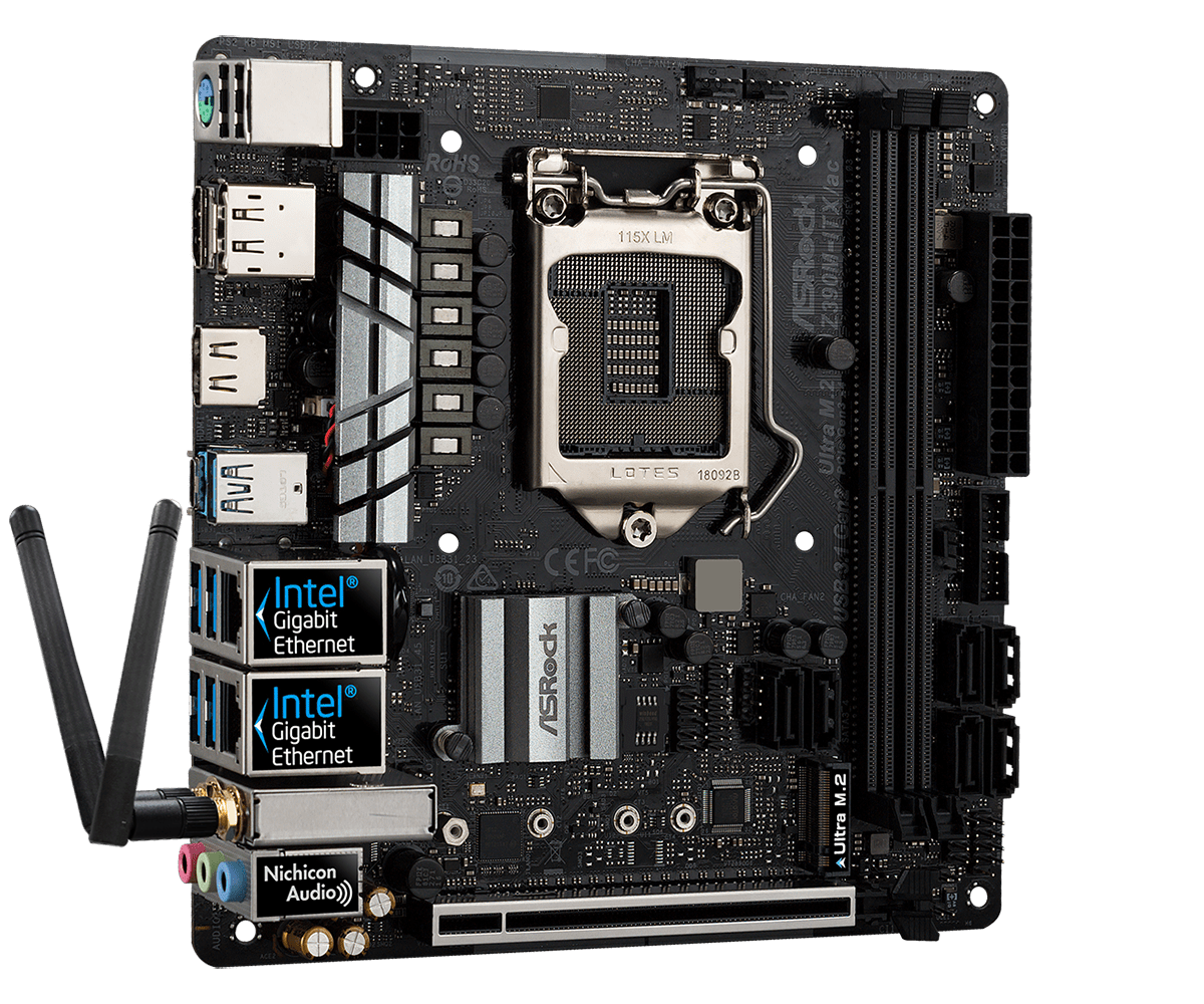 Asrock Z390M-ITX/ac - Motherboard Specifications On MotherboardDB