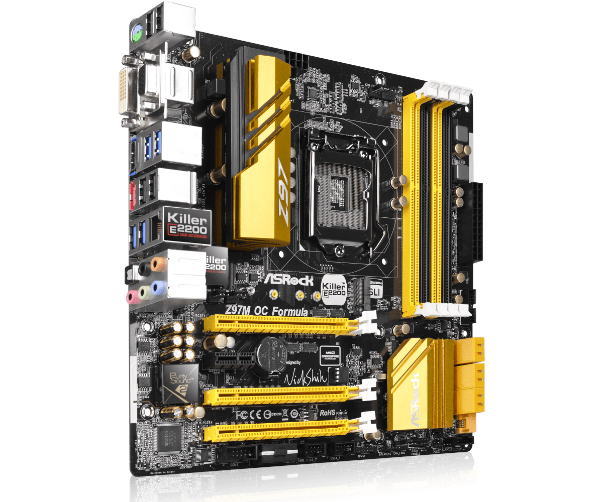 Asrock Z97m Oc Formula Motherboard Specifications On Motherboarddb