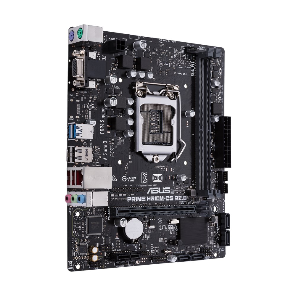 Asus Prime H310m Cs R2 0 Motherboard Specifications On Motherboarddb