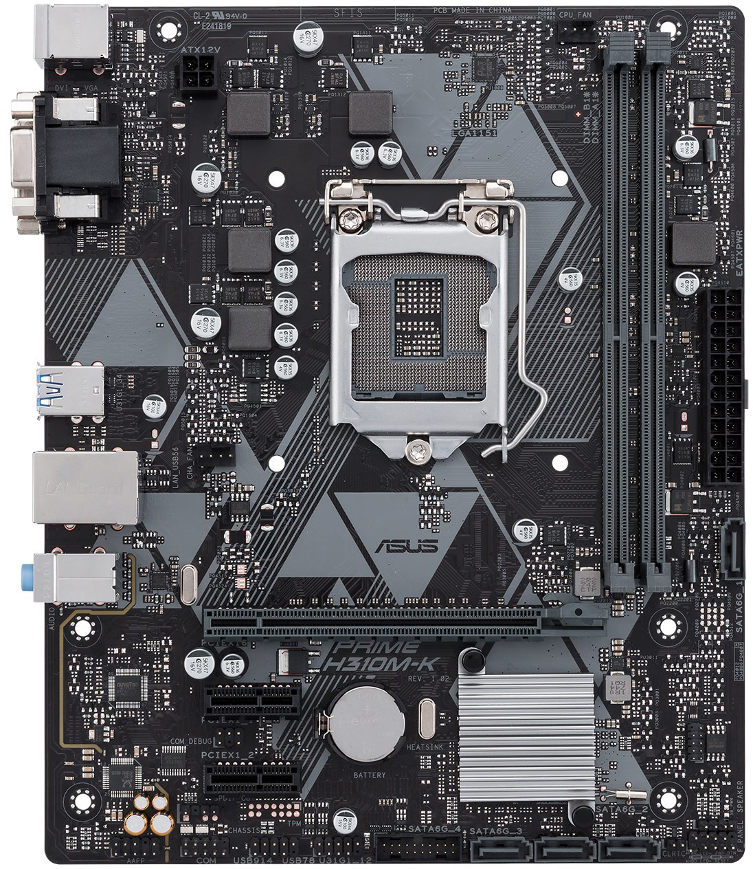 Asus Prime H310M-K GPU