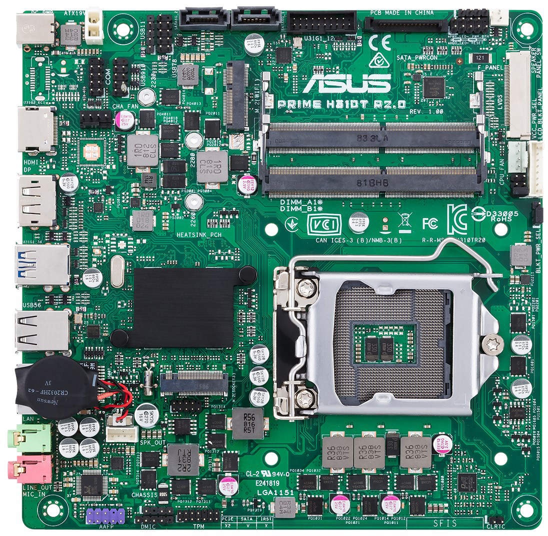 Asus Prime H310T R2.0 GPU