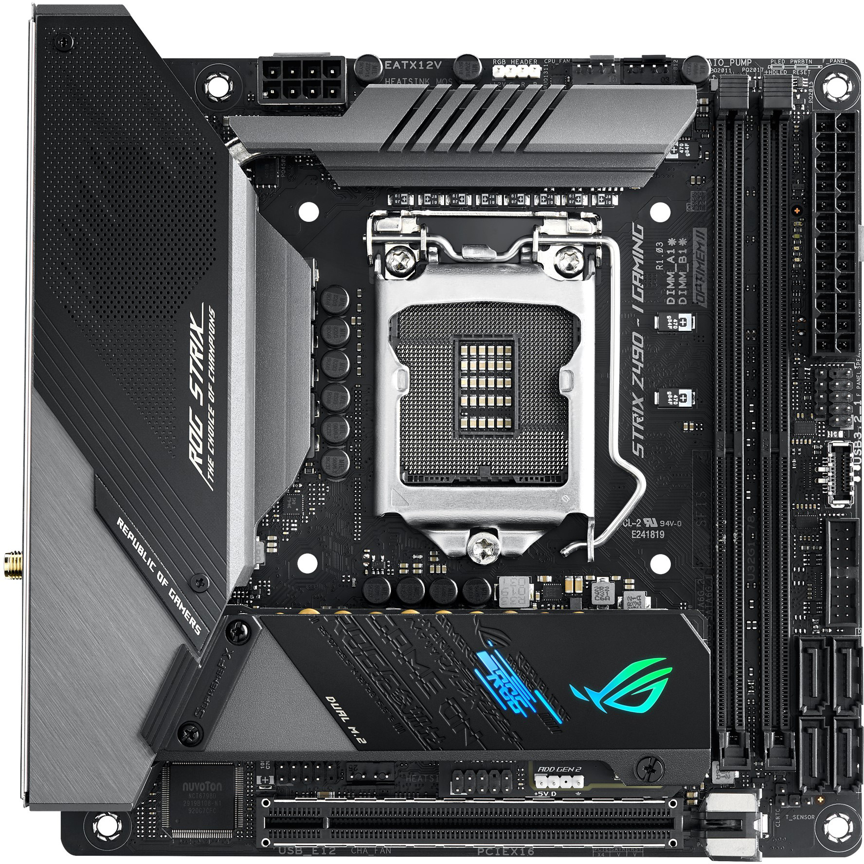 Asus ROG Strix Z490-I Gaming GPU