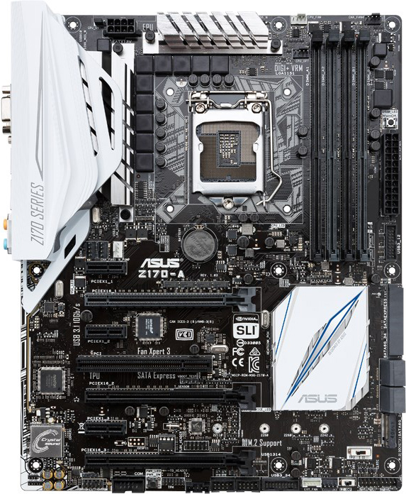 Credential kæmpe dominere Asus Z170-A - Motherboard Specifications On MotherboardDB
