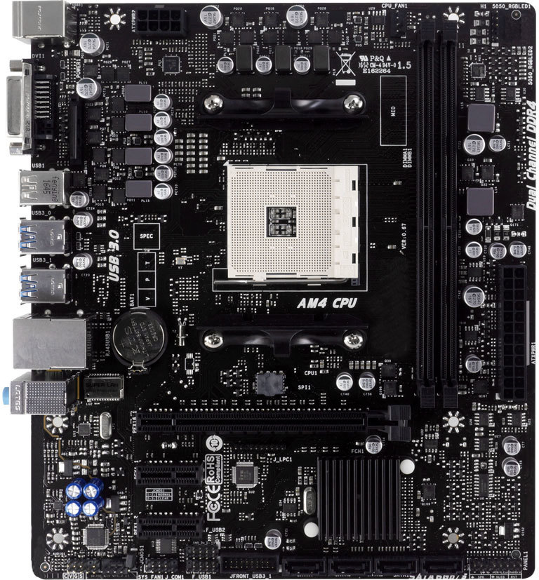 Biostar Hi-Fi B350S1 GPU