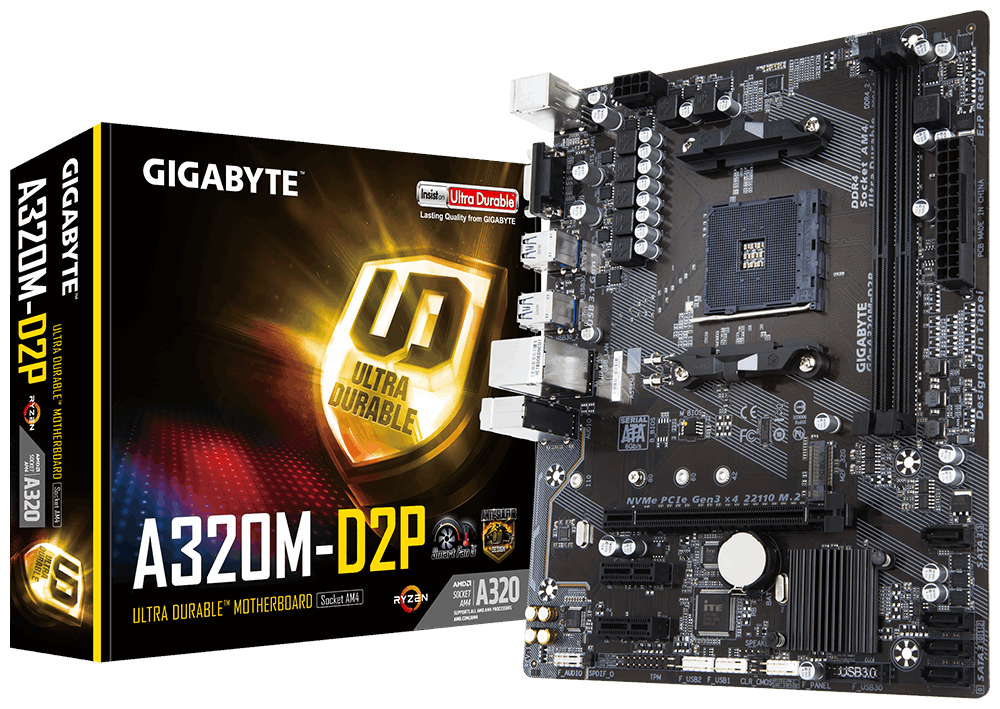 Gigabyte GA-A320M-D2P - Motherboard Specifications On MotherboardDB