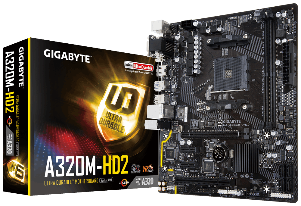 Gigabyte a320m h разгон процессора