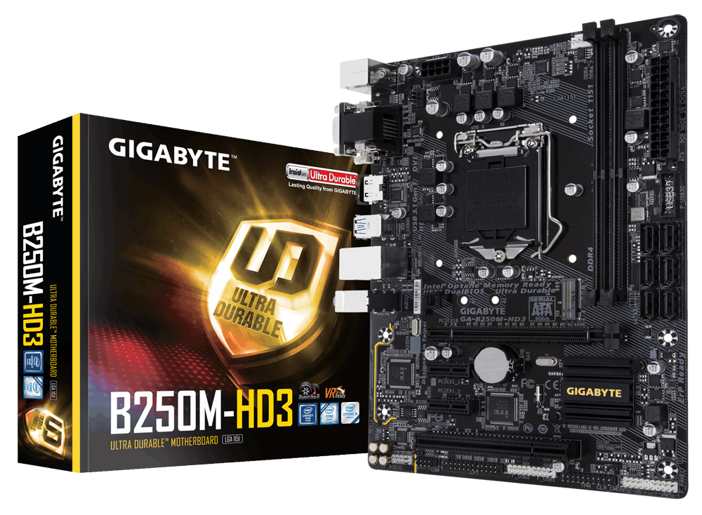 Gigabyte ga b250m d3v обзор