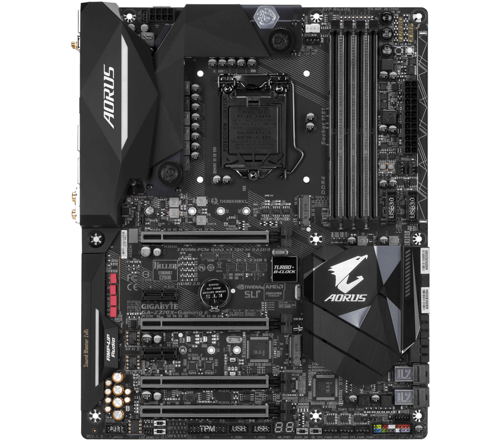 Gigabyte GA-Z270X-Gaming 8 - Motherboard Specifications On MotherboardDB