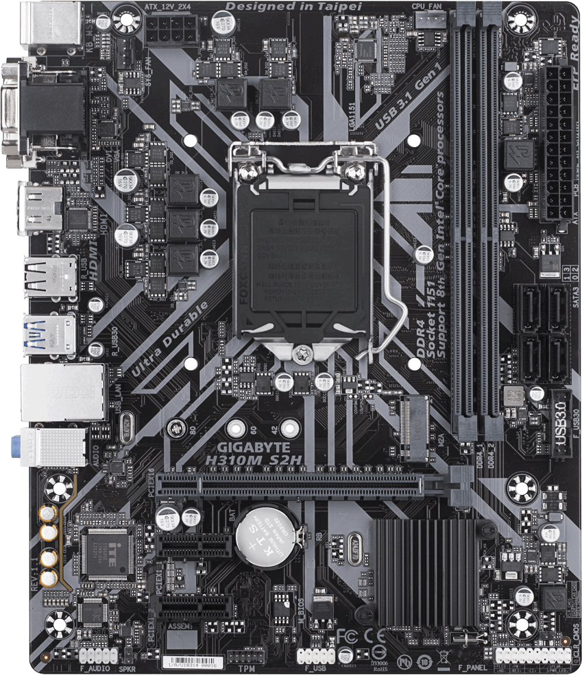 Gigabyte H310M S2H Rev. 1.1 GPU