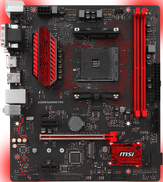 MSI A320M Gaming Pro GPU