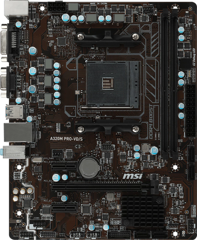 MSI A320M Pro-VD/S GPU