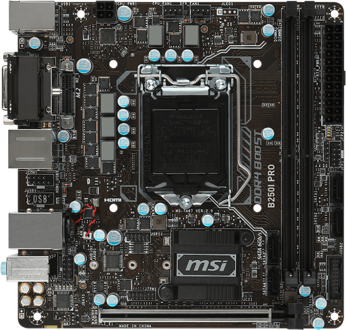 MSI B250I Pro GPU