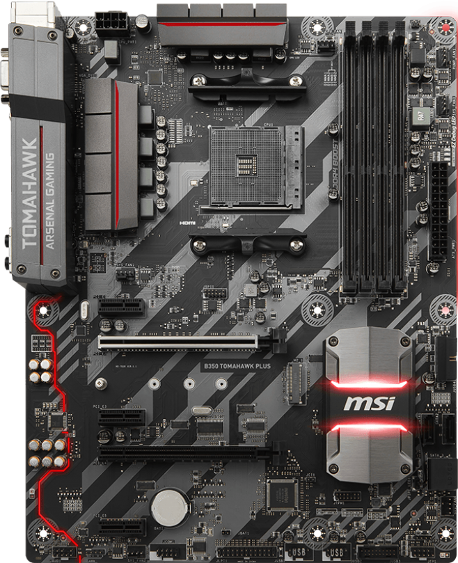 MSI B350 Tomahawk Plus GPU