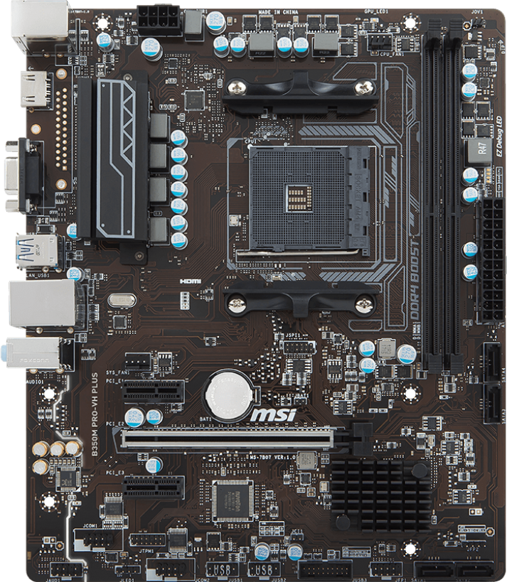 MSI B350M Pro-VH Plus GPU