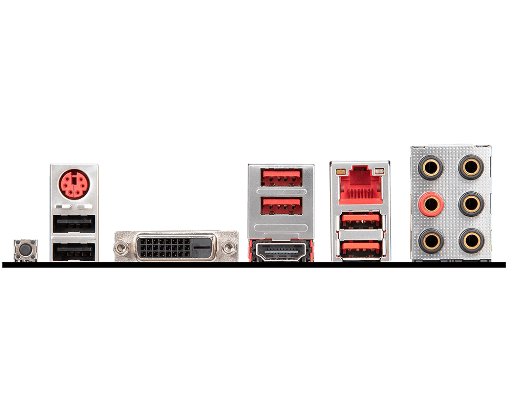 2x USB 3.1 Gen2 1x M.2 6,4 cm MSI B450 Gaming Plus 2,5 Zoll , SATA III DVI-D DDR4 schwarz 4x USB 3.1 Gen1 ATX Mainboard & Samsung MZ-76E500B/EU 860 EVO interne SSD 500GB Sockel AM4 HDMI 