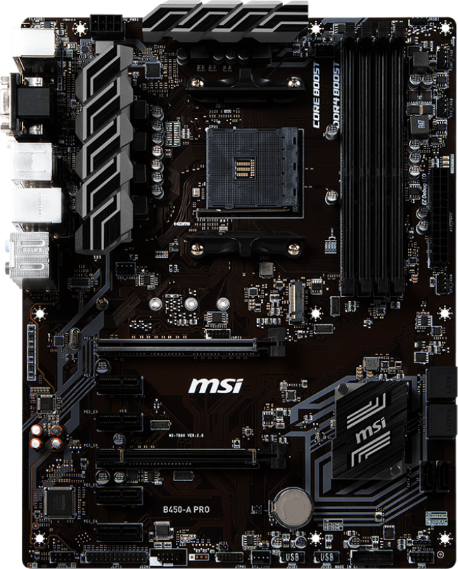 MSI B450-A Pro GPU