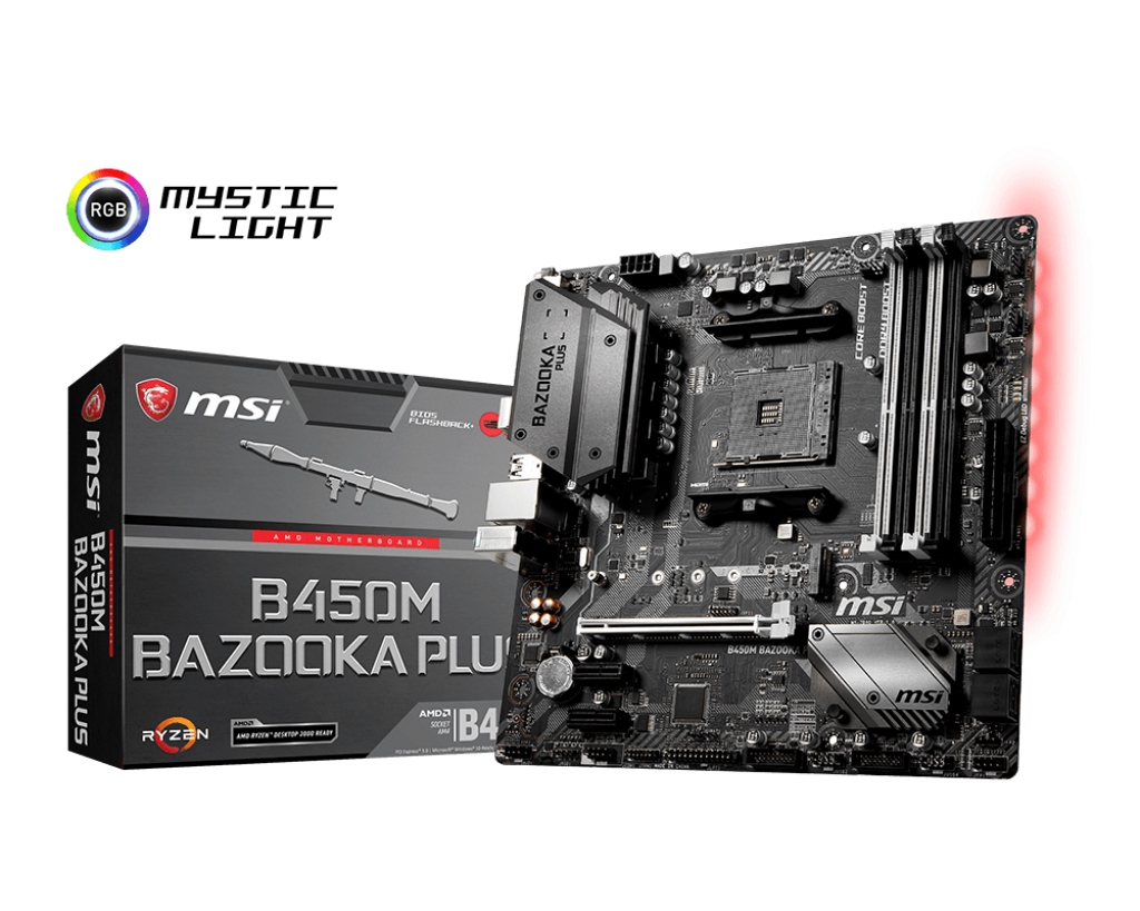 MSI B450M Bazooka Plus - Motherboard Specifications On MotherboardDB