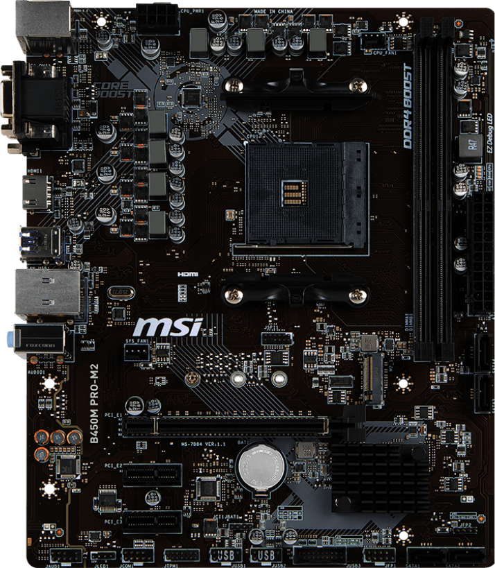 MSI B450M Pro-M2 GPU