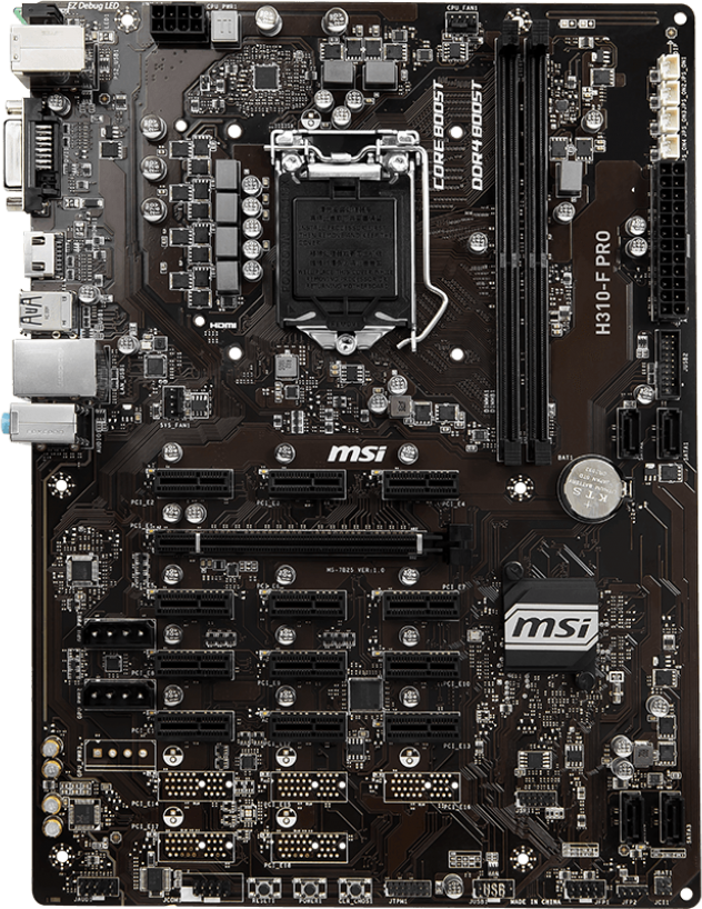 MSI H310-F Pro GPU