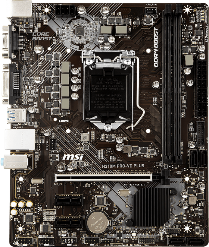MSI H310M Pro-VD Plus GPU