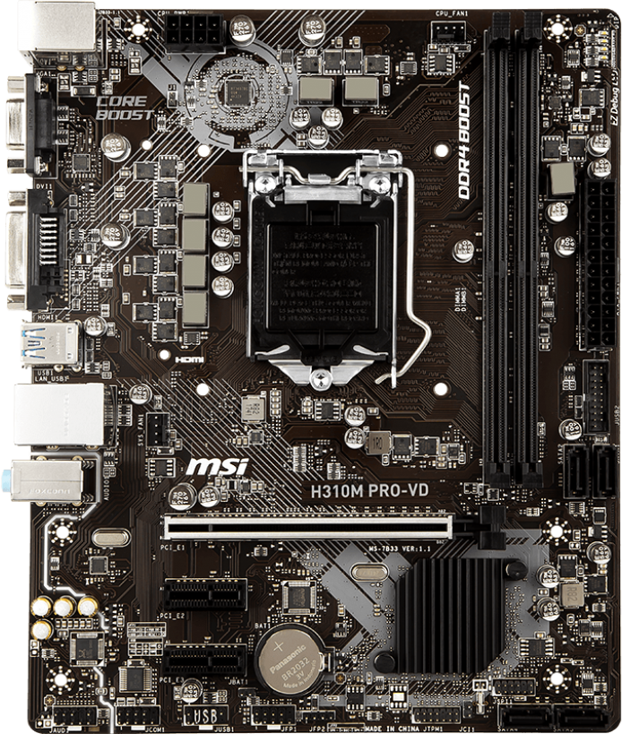 MSI H310M Pro-VD GPU