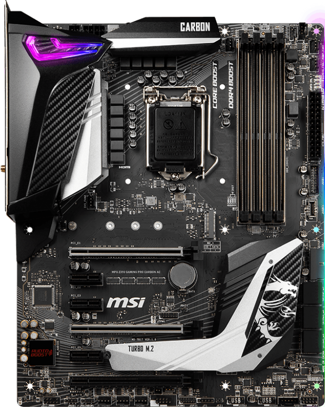 MSI MPG Z390 Gaming Pro Carbon AC GPU