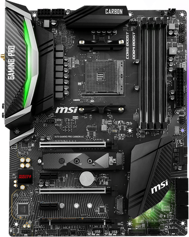 MSI X470 Gaming Pro Carbon AC GPU