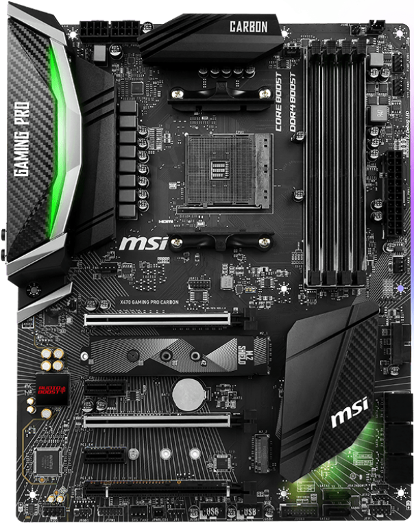 MSI X470 Gaming Pro Carbon GPU