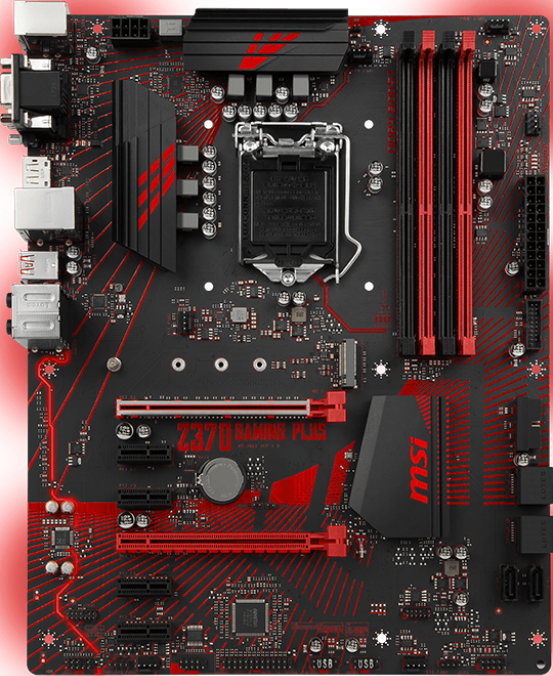 Fan header on motherboard