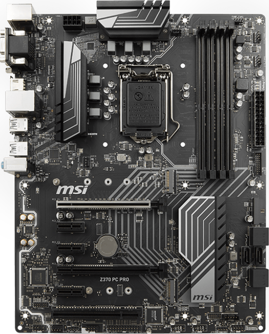 MSI Z370 PC Pro GPU