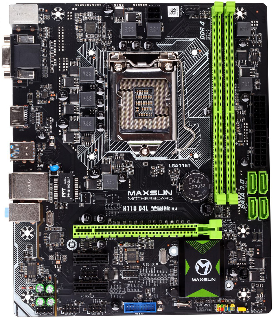 Maxsun MS-H110D4L M.4 GPU