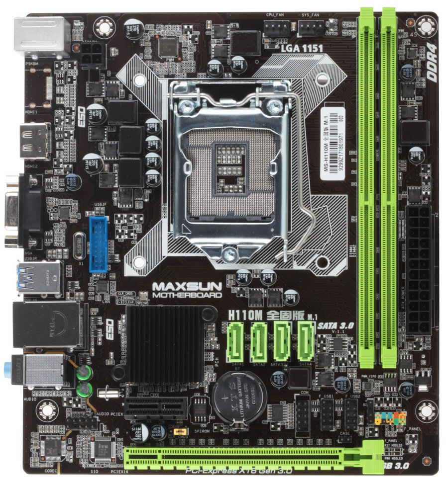Maxsun MS-H110M M.1 GPU